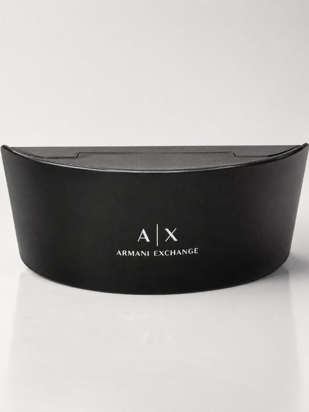 A|X Armani Exchange Black Hard Eyeglasses Sunglasses Case Minimalist Classic